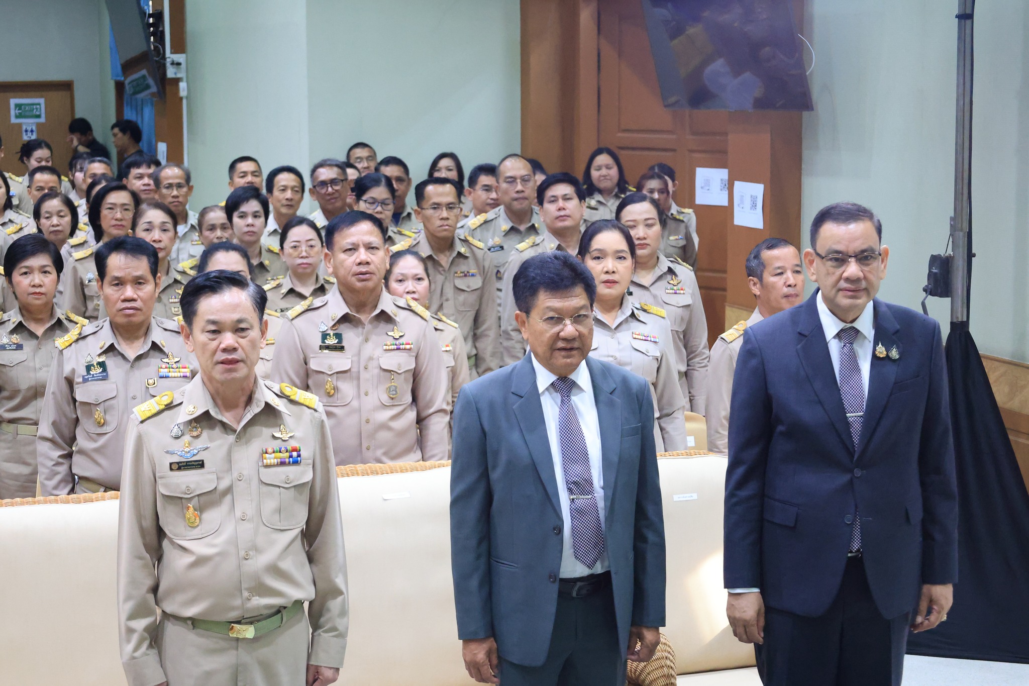 title - เลขาธิการ ส.ป.ก. นำทีมผู้บริหาร และเจ้าหน้าที่ ส.ป.ก. ประกาศเจตนารมณ์ตามนโยบาย No Gift Policy( วันที่ 6 มีนาคม 2569)